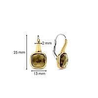 Cushion Khaki Earrings