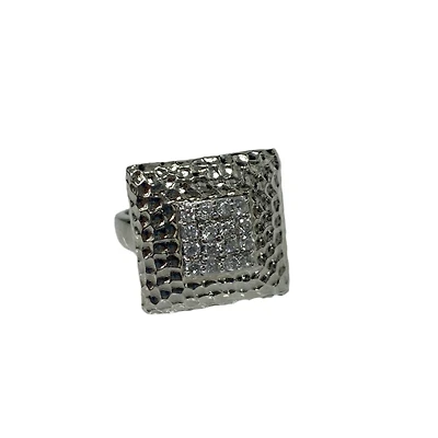 Hammered Silver Ring
