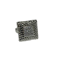 Hammered Silver Ring