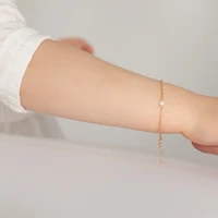 Pearls and Cross Kids Bracelet