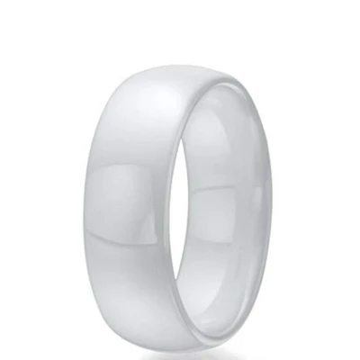 White Ceramic Ring