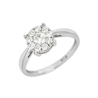 .51ct Diamond Round Illusion Ring