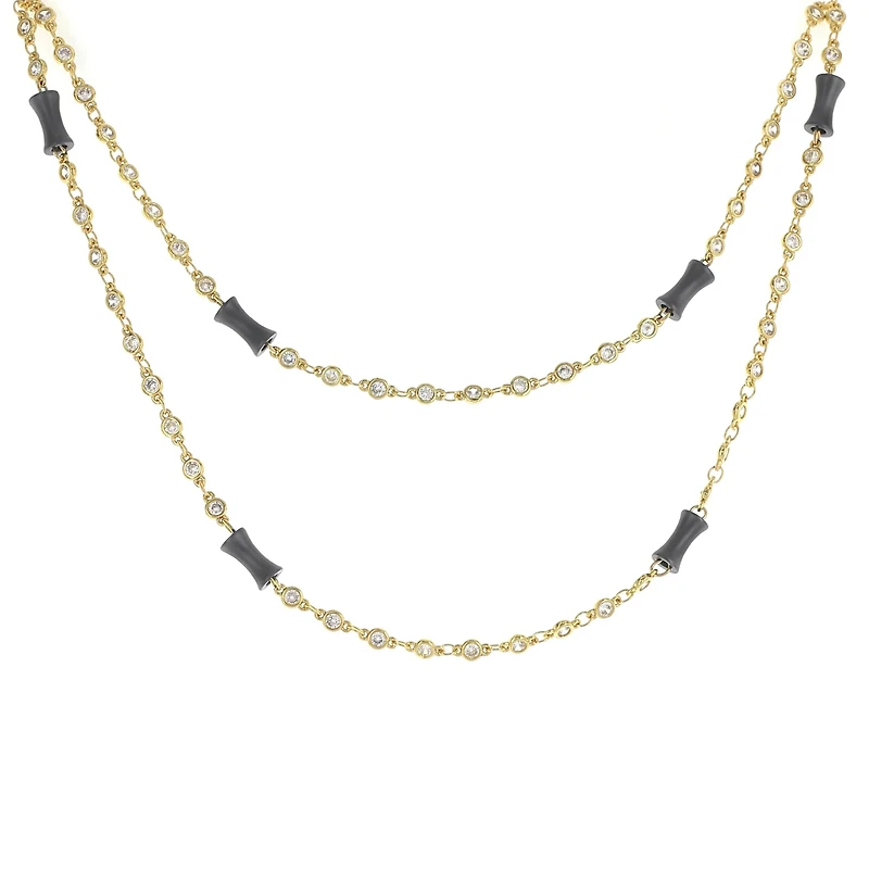 Matte Drum Two Tone Multi Way Chain