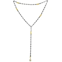 Black and Gold Matte Multi Way Chain