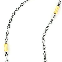 Black and Gold Matte Multi Way Chain