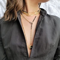 Black Matte Link Multi-way Chain
