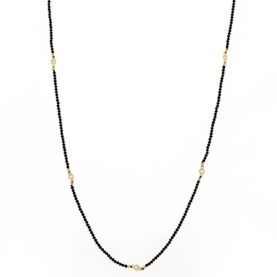 Black Obsidian Multi-way Chain