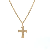 Cross with Christ Flat Crucifix 20MM Pendant