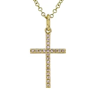 .06ct Diamond Cross Necklace