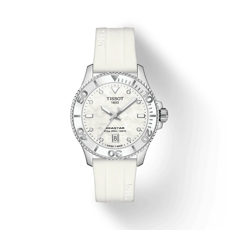 Seastar 1000 Mother Pearl/Diamonds 36MM Watch