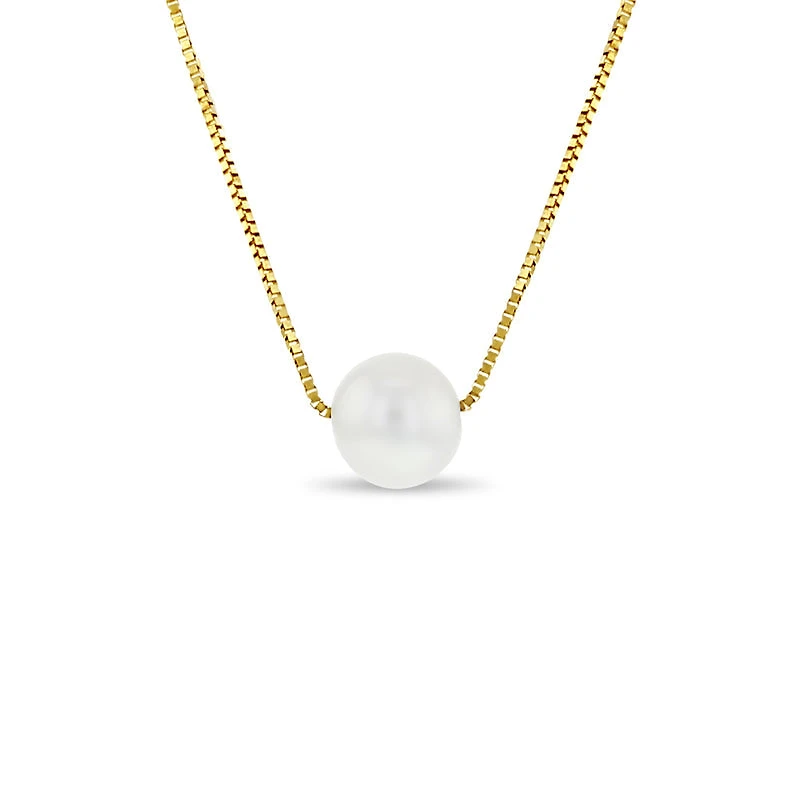 Single 7mm Pearl Kids Necklace