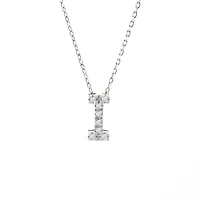 Diamond 7MM Initial Necklace