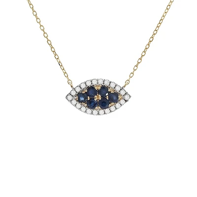 Leaf Diamond/Precious Stones Necklace