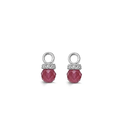 Fuchsia Zirconia Ear Charm
