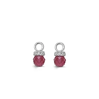 Fuchsia Zirconia Ear Charm