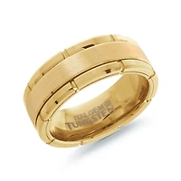 8MM Tungsten Yellow Ring