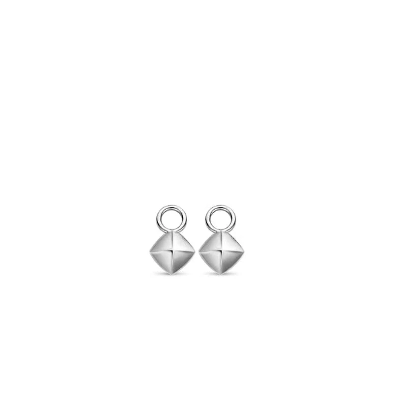 Silver Pyramid Ear Charm