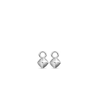 Silver Pyramid Ear Charm
