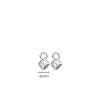Silver Pyramid Ear Charm