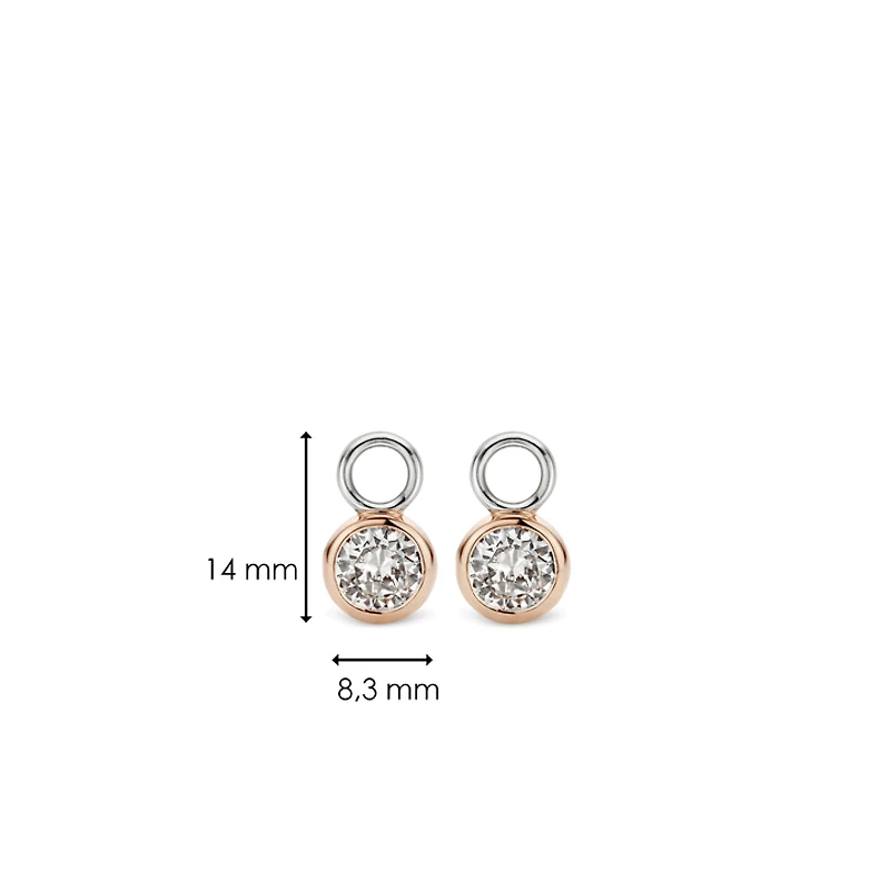 Rose Zirconia Ear Charm