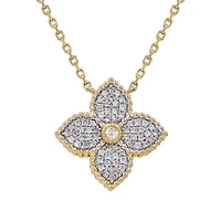.29ct Diamond Clover Necklace
