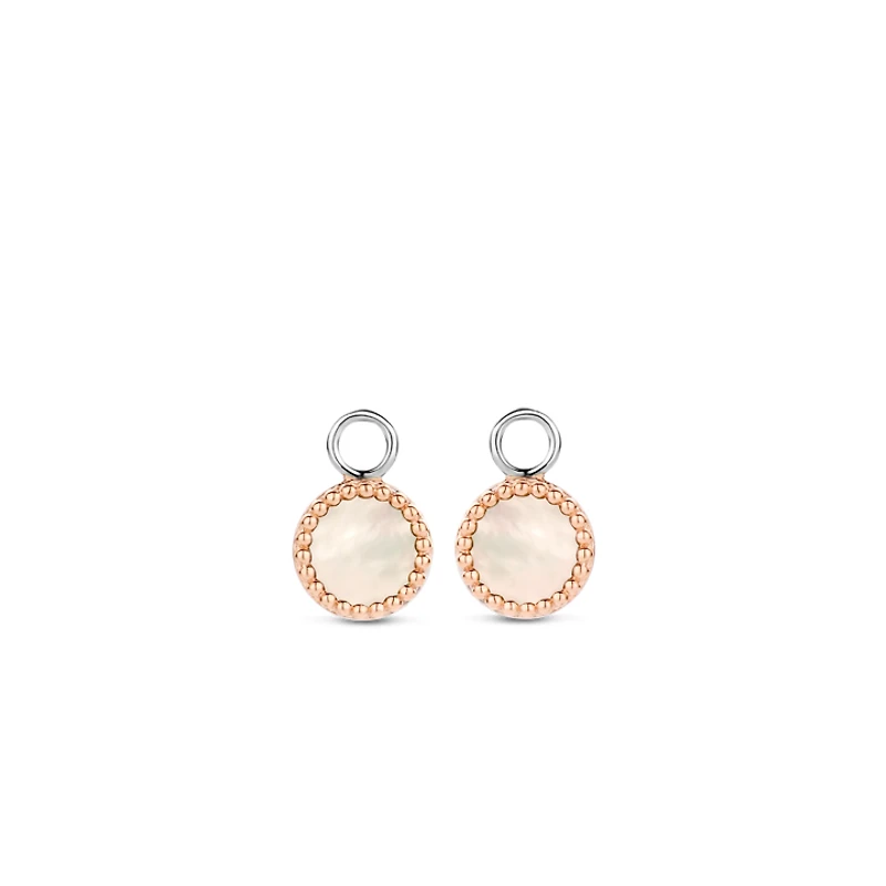 Milky White Bubble Ear Charms