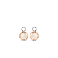 Milky White Bubble Ear Charms