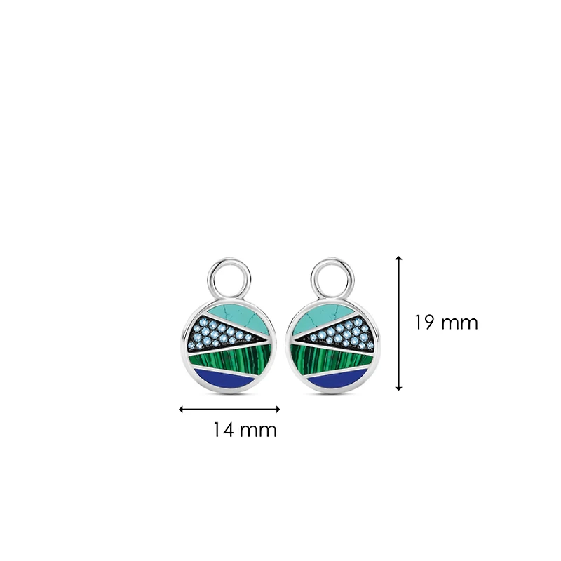 Blue Paraiso Ear Charms