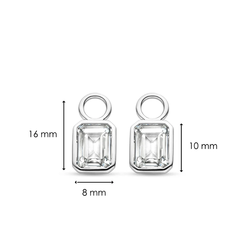 Clear Gem Ear Charms