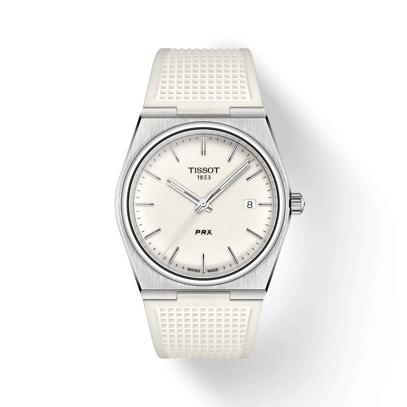 PRX 40MM White Rubber Watch