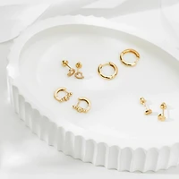 9MM Thick Kids Huggie Earrings
