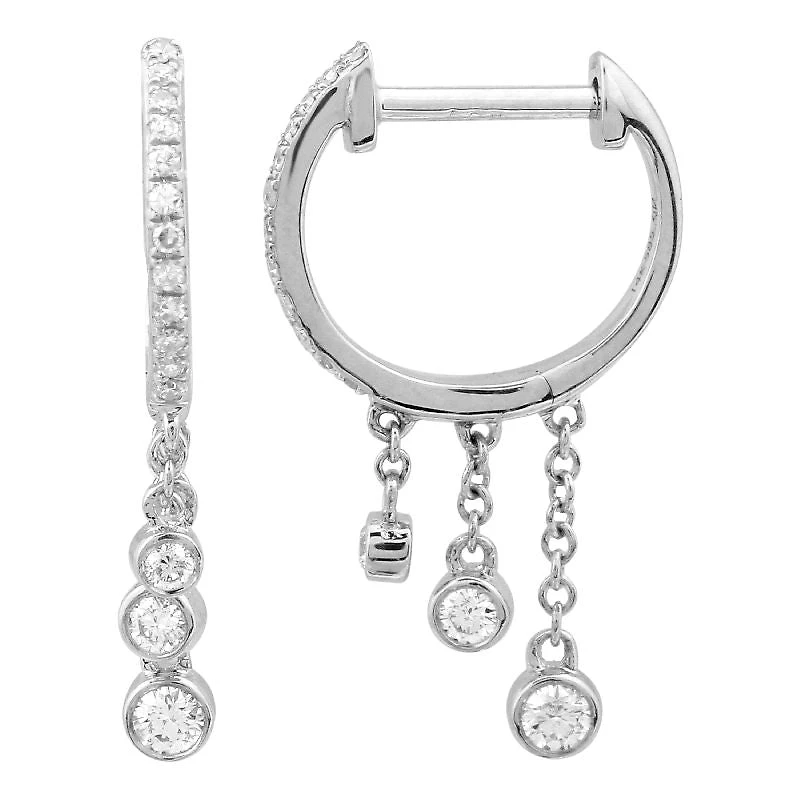 Dancing Diamonds 20MM Huggies