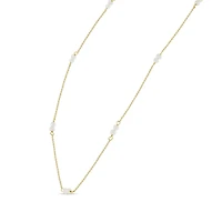 Double Pearl Kids Necklace
