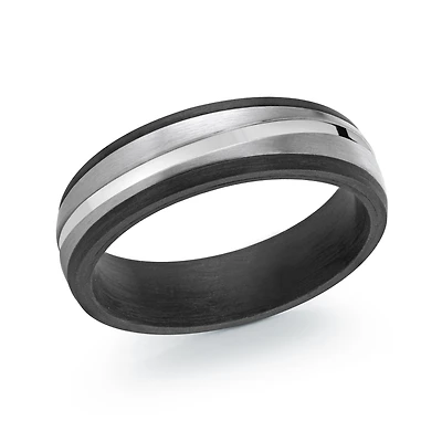 Steel and Carbon Fiber 6MM Ring