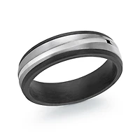 Steel and Carbon Fiber 6MM Ring