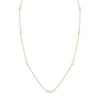 Double Pearl Kids Necklace