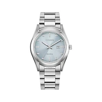 Carson 33MM Ice Blue/Diamonds