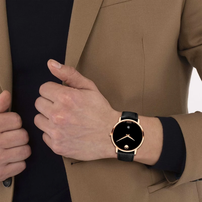 Museum Classic Automatic 40MM Black/Rose Watch