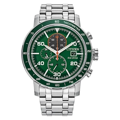 Brycen 44MM Green/Steel