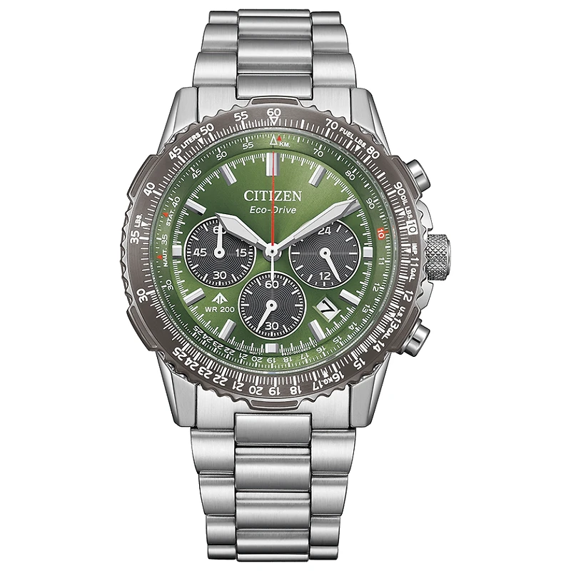 Promaster Navihawk Chronograph Green 40MM Watch