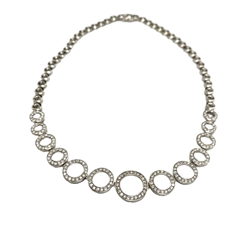 Circles Tennis Necklace