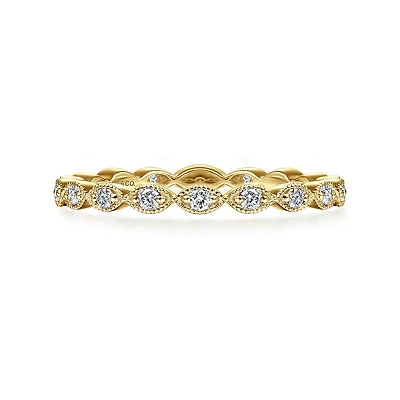 Marquise Station Diamond Ring
