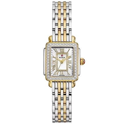 Mini Deco Madison Two Tone Diamonds 24MM Watch