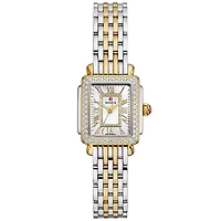 Mini Deco Madison Two Tone Diamonds 24MM Watch