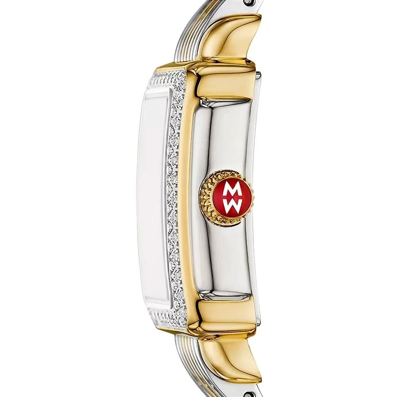 Mini Deco Madison Two Tone Diamonds 24MM Watch