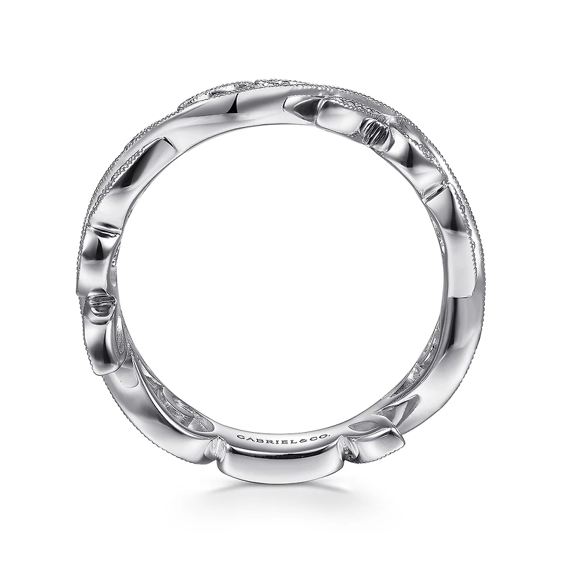 Diamond Ivy Ring in White Gold
