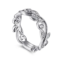 Diamond Ivy Ring in White Gold