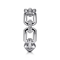 Diamond Link White Gold Ring