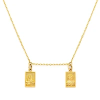 Scapular Four Way Cross Necklace
