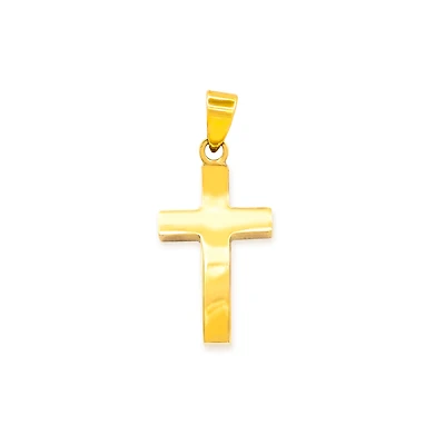 23MM Polished Cross Pendant